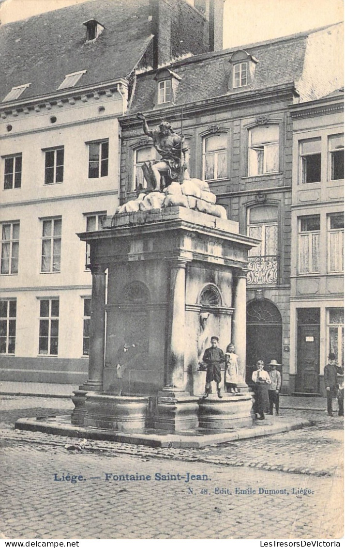 BELGIQUE - LIEGE - Fontaine Saint Jean - Edit Emile Dumont - Carte Postale Ancienne - Lüttich