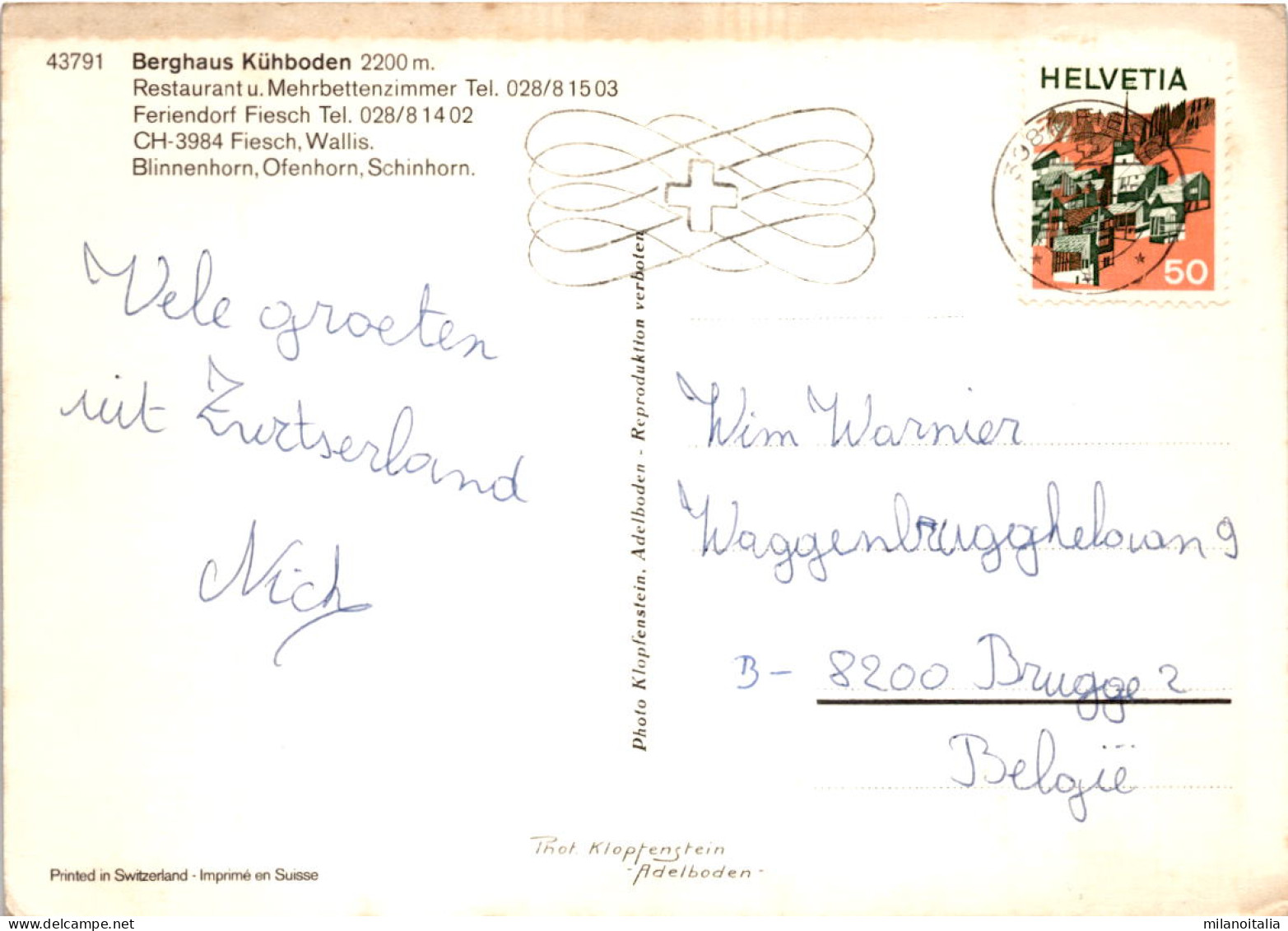 Berghaus Kühboden - Feriendorf Fiesch (43791) - Fiesch