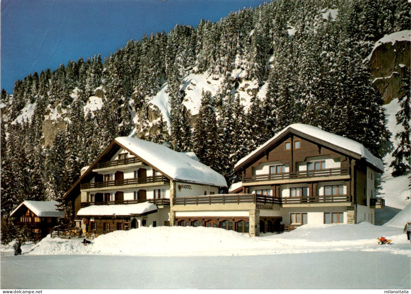 Hotel Restaurant Adler - Riederalp * 5. 1. 1987 - Riederalp