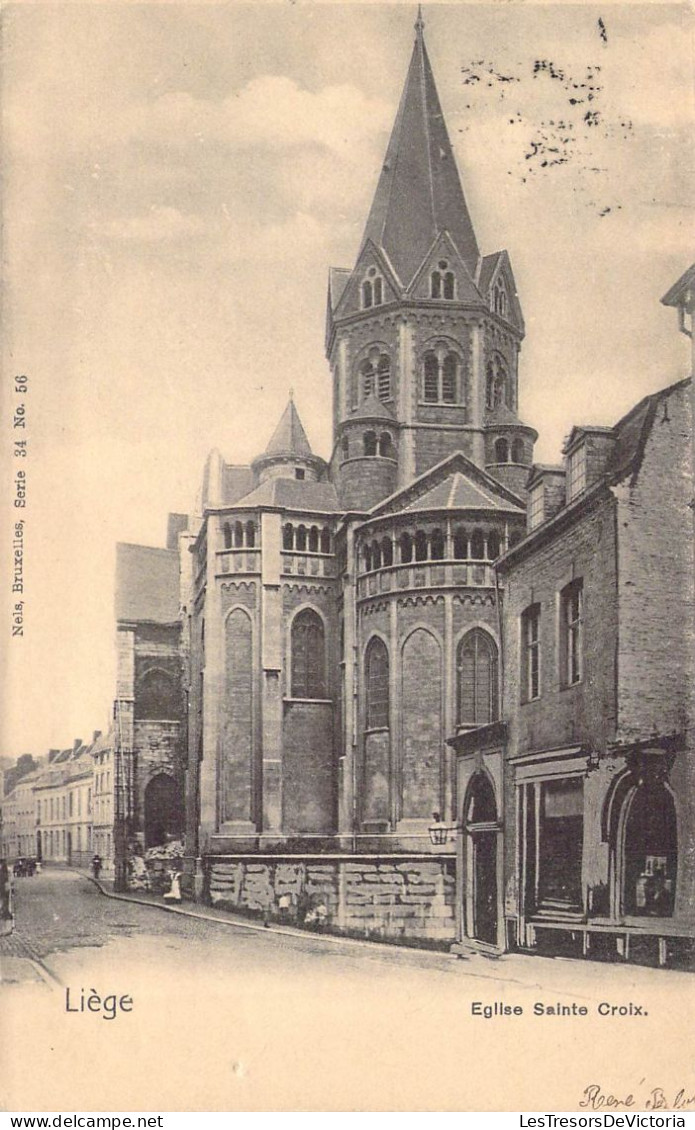 BELGIQUE - LIEGE - Eglise Sainte Croix - Nels Bruxelles - Carte Postale Ancienne - Liege