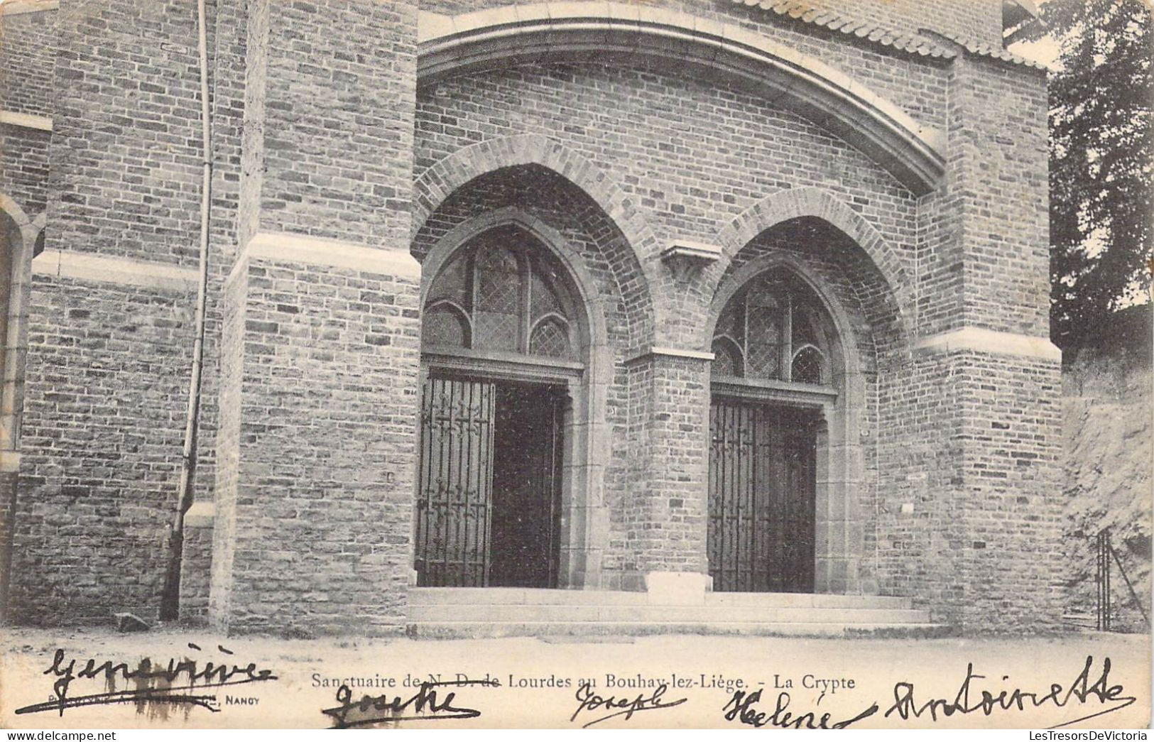 BELGIQUE - LIEGE - Sanctuaire De Notre Dame De Lourdes Au Bouhay Lez Liége - La Crypte - Carte Postale Ancienne - Liège