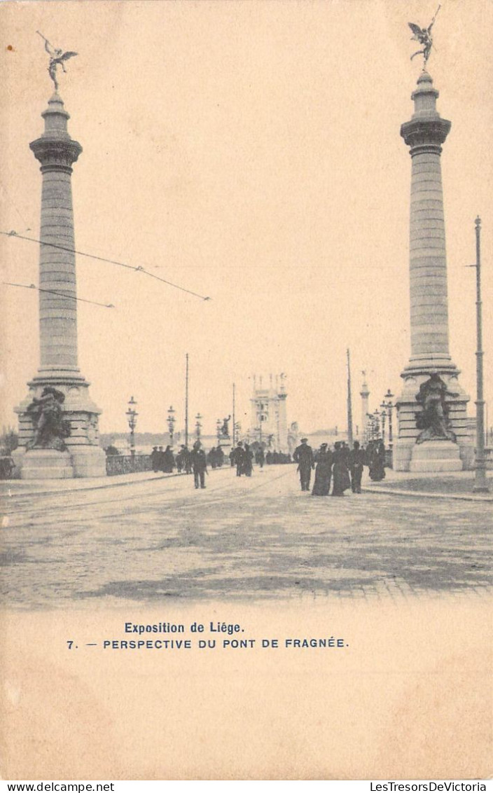 BELGIQUE - LIEGE - Exposition De Liége - Perspective Du Pont De Fragnée - Carte Postale Ancienne - Liege