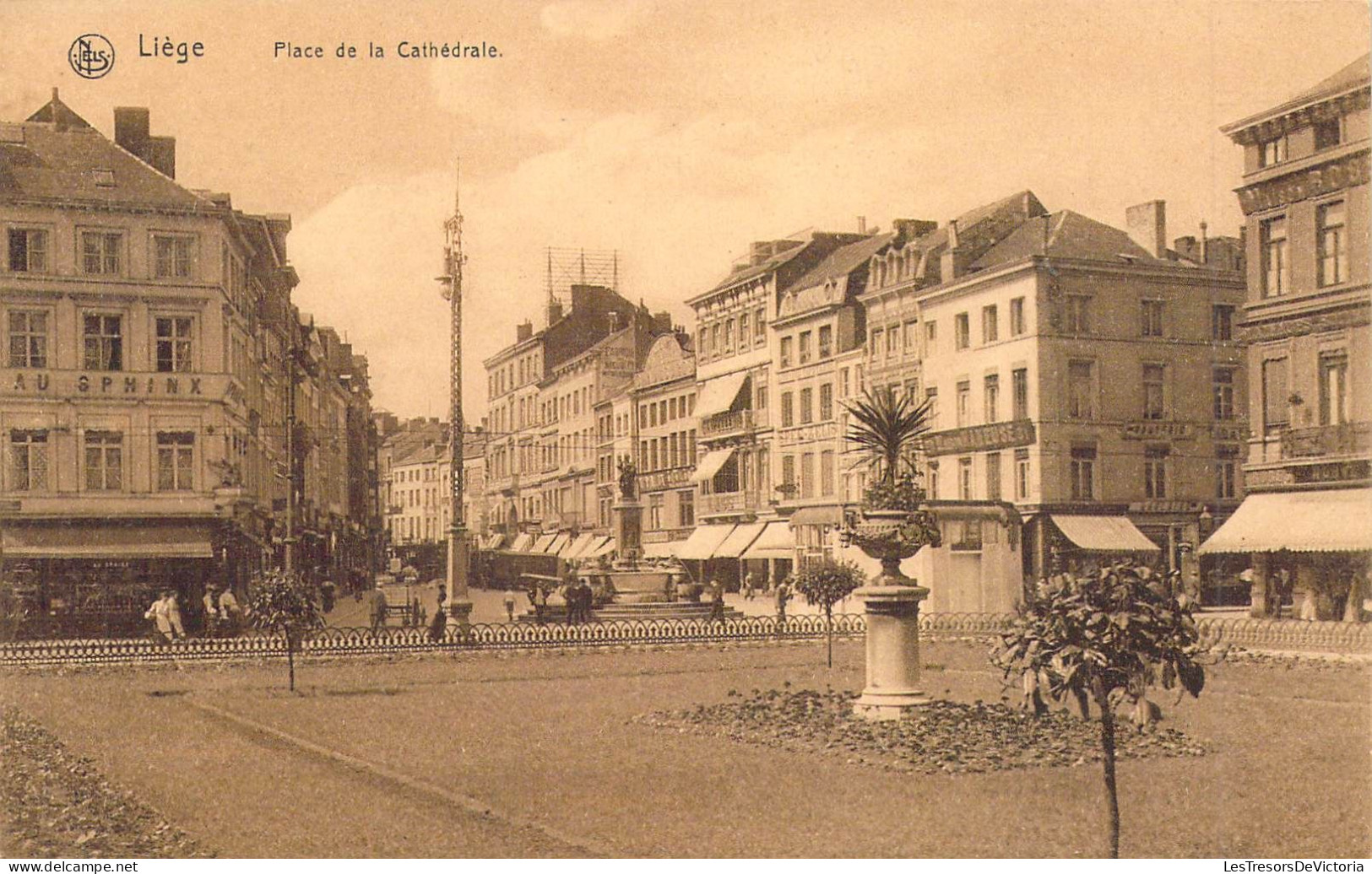 BELGIQUE - LIEGE - Place De La Cathédrale - Edit Nels - Carte Postale Ancienne - Lüttich