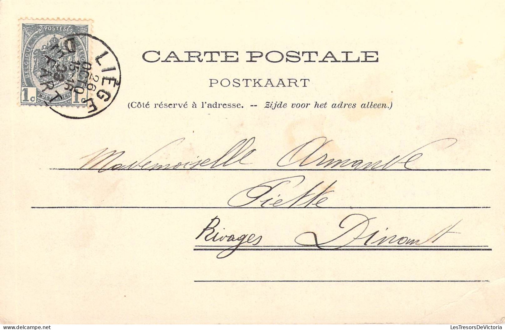 BELGIQUE - LIEGE - La Poste Centrale - Carte Postale Ancienne - Luik