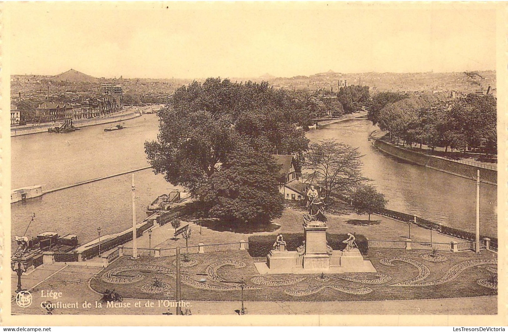 BELGIQUE - LIEGE - Confluent De La Meuse Et De L'Ourthe - Carte Postale Ancienne - Liege