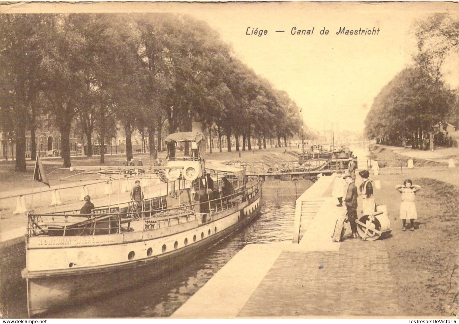 BELGIQUE - LIEGE - Canal De Maestricht - Carte Postale Ancienne - Liège