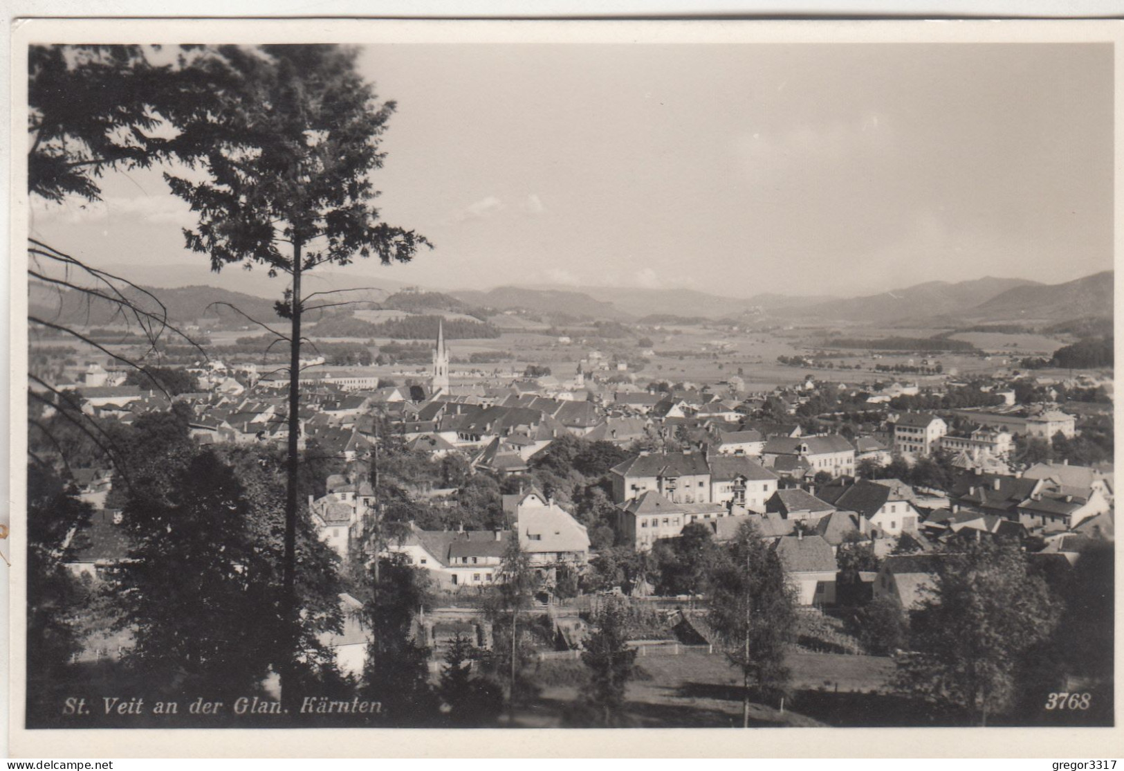 D726) ST. VEIT An Der GLAN - Kärnten - Häuser Von Anhöhe ALT - St. Veit An Der Glan