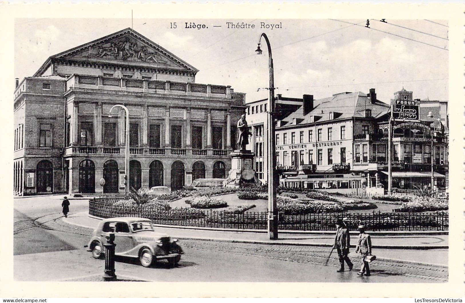 BELGIQUE - LIEGE - Théâtre Royal - Carte Postale Ancienne - Lüttich
