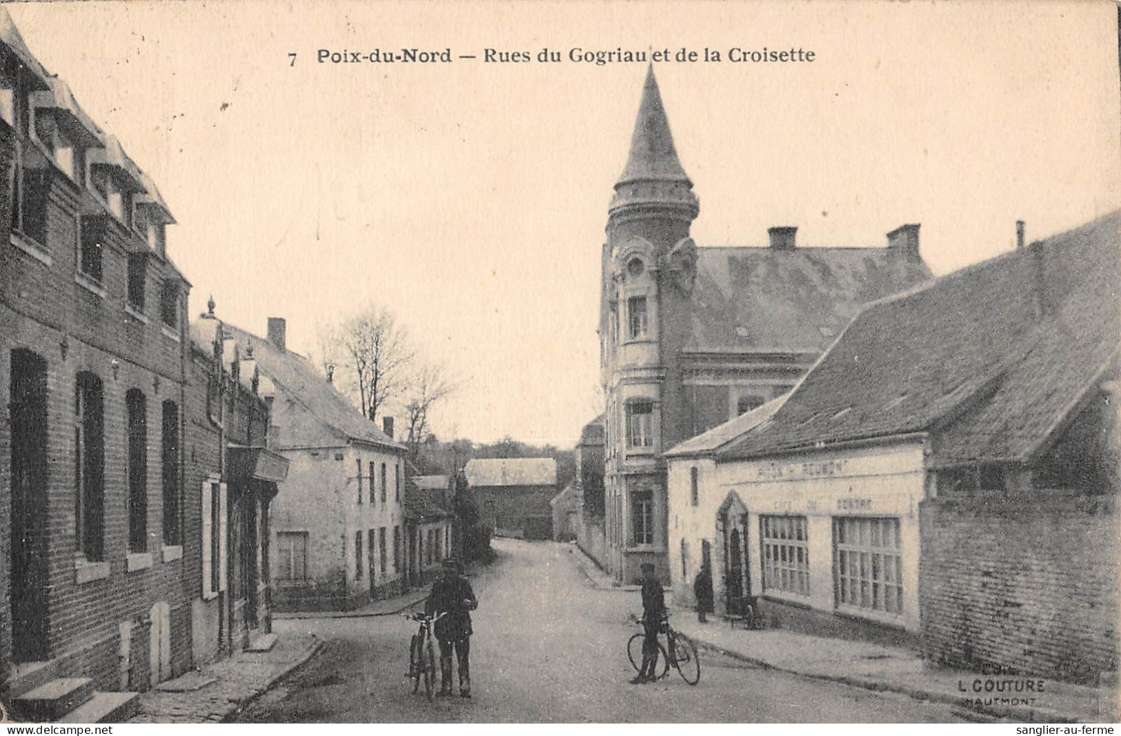 CPA 59 POIX DU NORD RUES DU GOGRIAU ET DE LA CROISETTE - Sonstige & Ohne Zuordnung