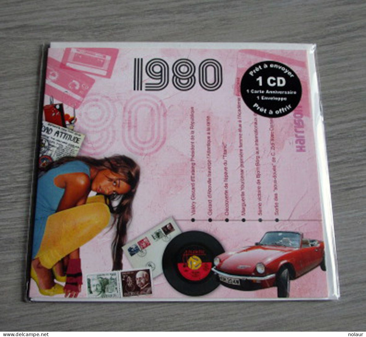 Hits De 1980 CD + Carte D'anniversaire Et  Enveloppe - Autres - Musique Anglaise