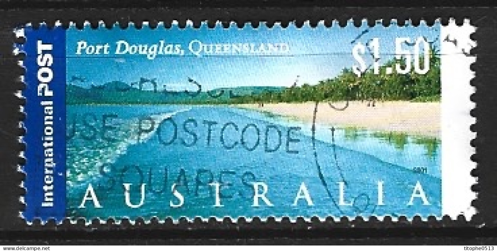 AUSTRALIE. N°1963 Oblitéré De 2001. Plage De Port Douglas. - Autres & Non Classés