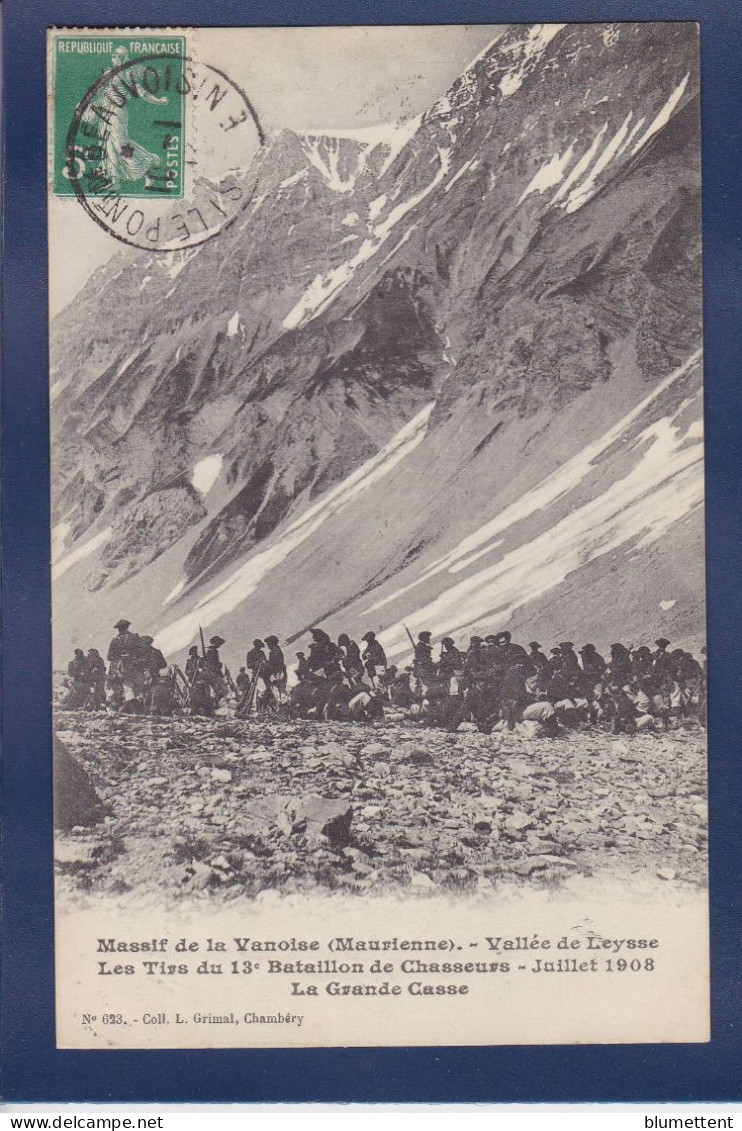 CPA [73] Savoie > Chambery Chasseurs Alpins Circulé Massif De La Vanoise - Chambery