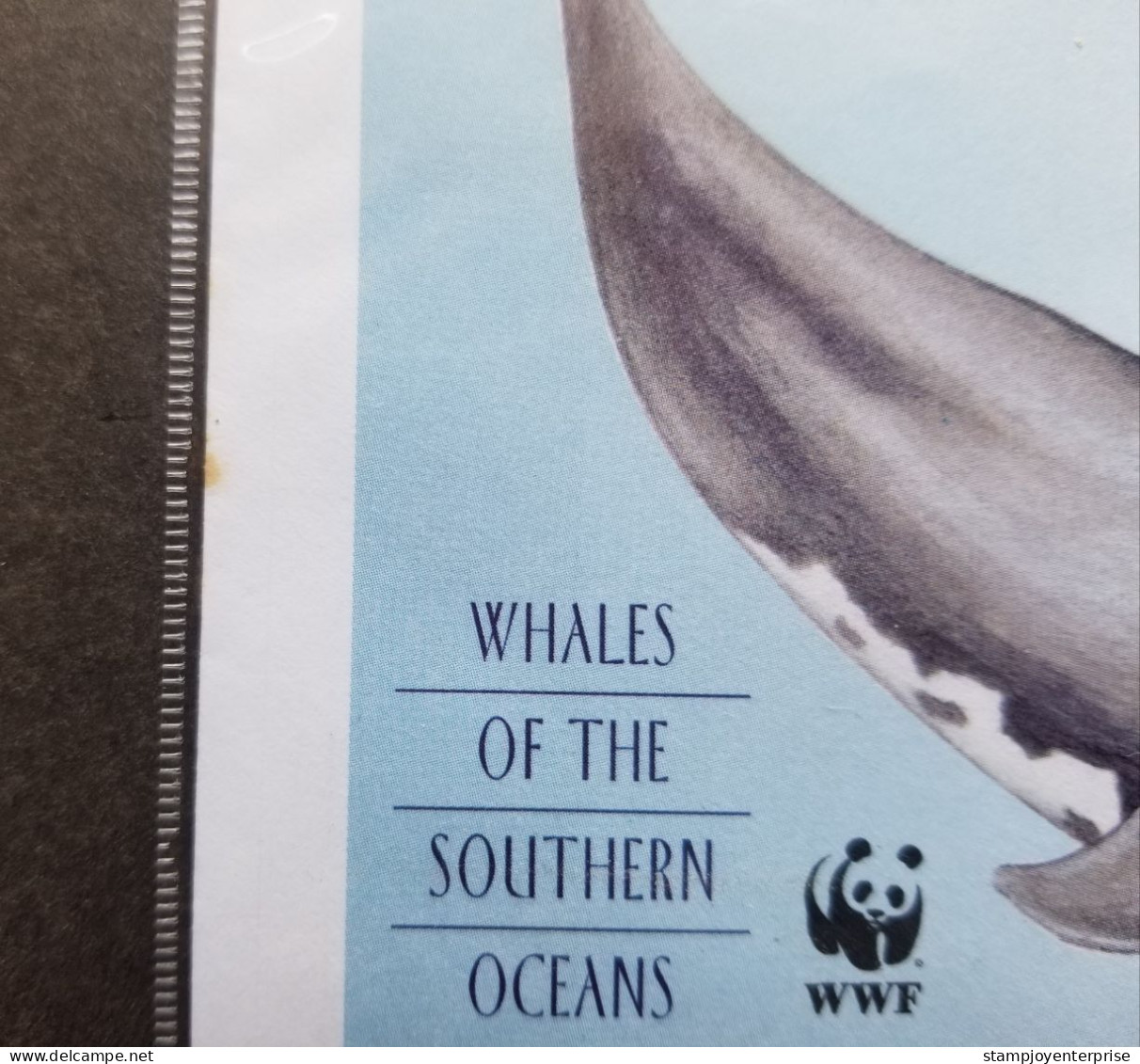 South Africa WWF Whales Southern Oceans 1998 Marine Life Whale (stamp FDC) *see Scan - Brieven En Documenten