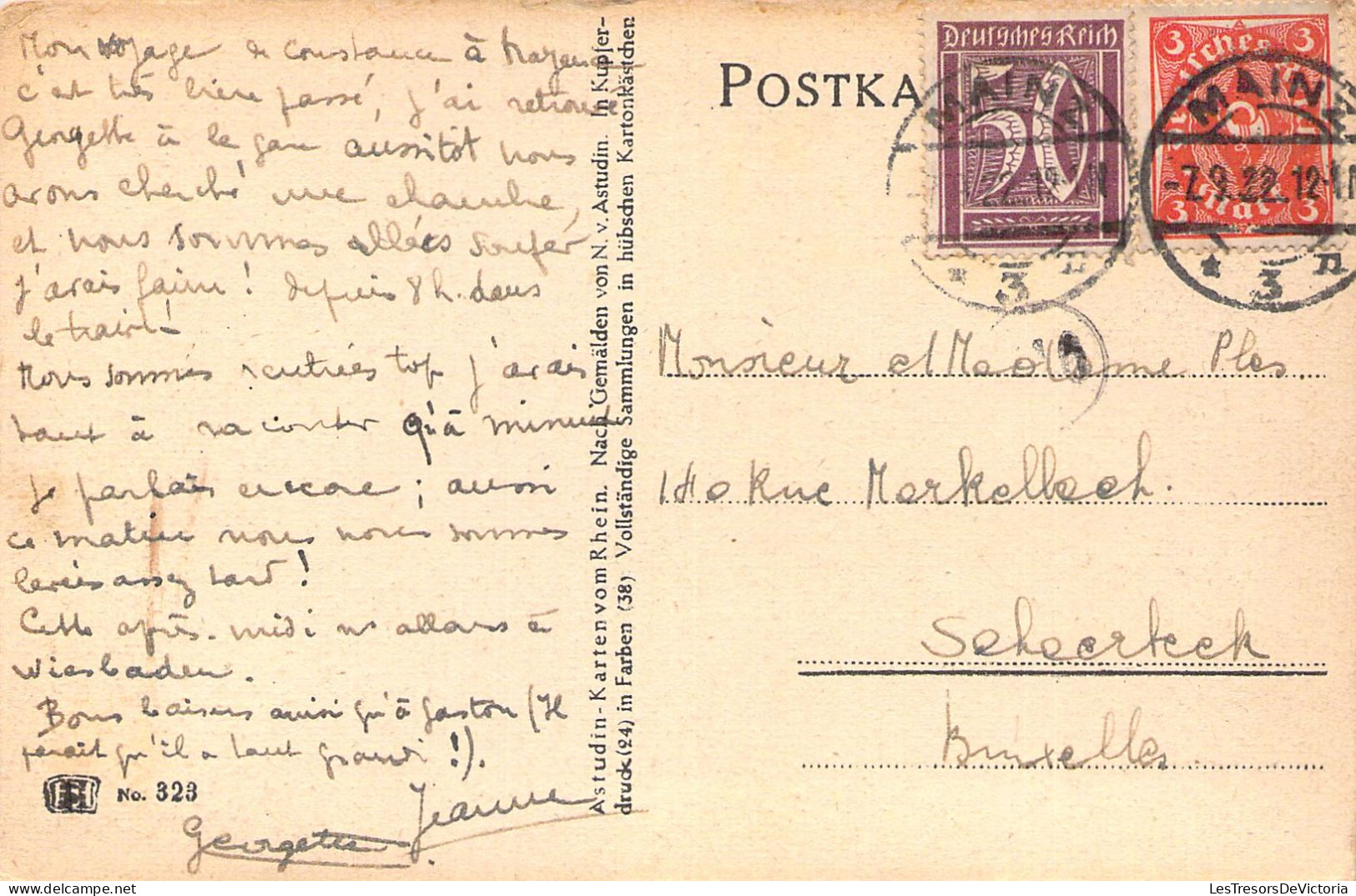 Allemagne - Die Loreley - Cartes Postales Anciennes - Sonstige & Ohne Zuordnung