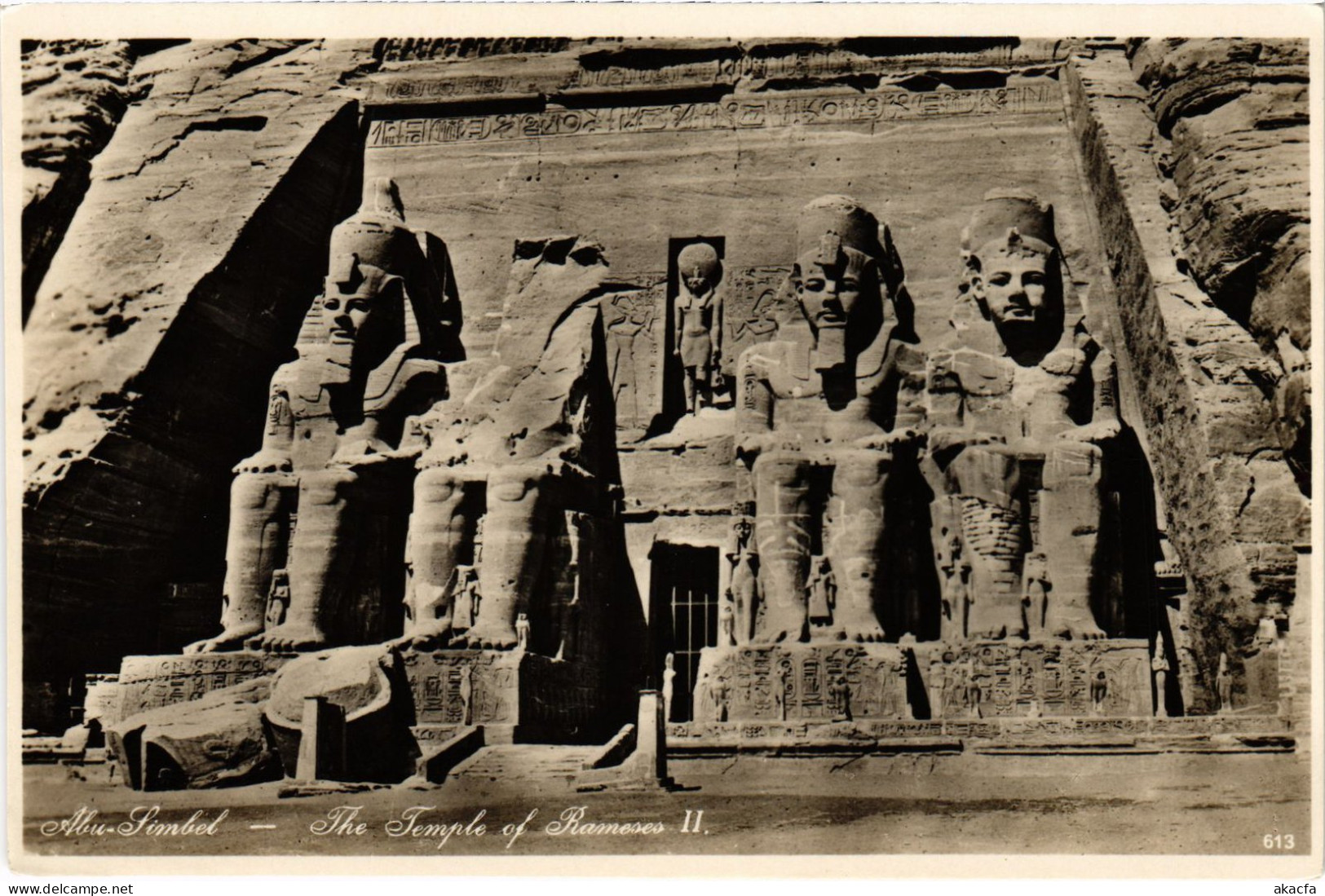 CPA AK ABU-SIMBEL The Temple Of Rameses II. EGYPT (1324185) - Abu Simbel Temples