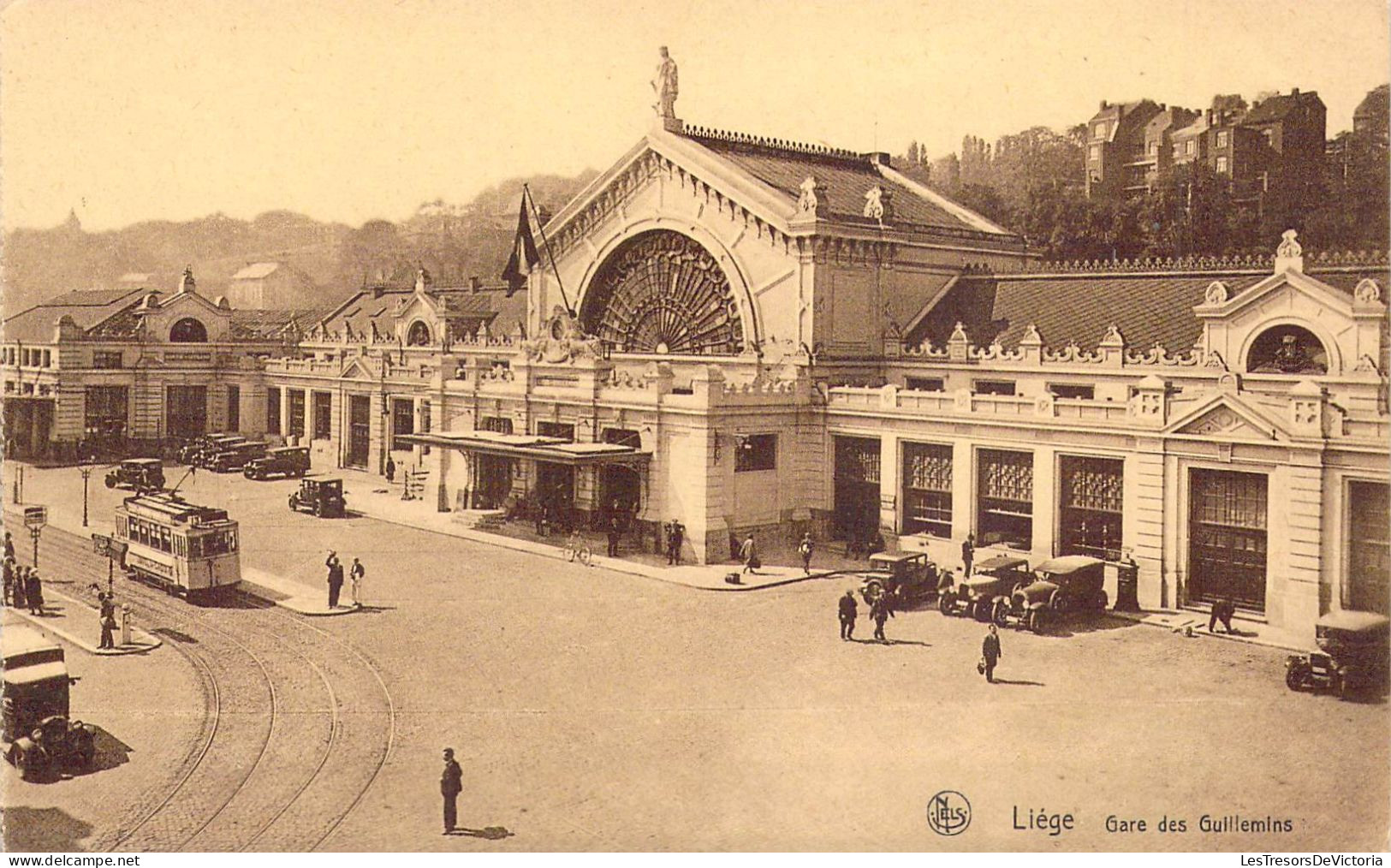 BELGIQUE - LIEGE - Gare Des Guillemins - Carte Postale Ancienne - Liège