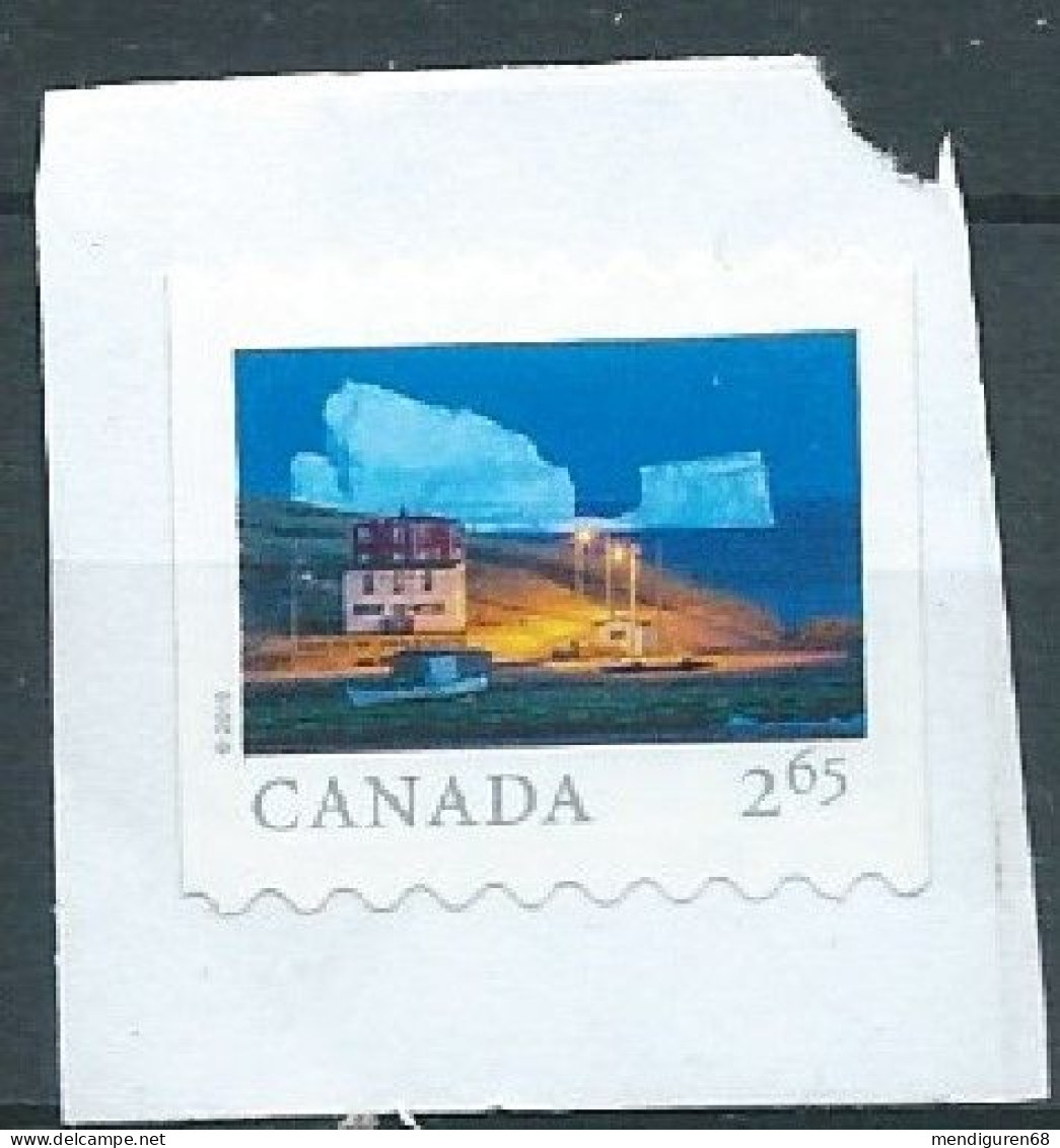 CANADA 2019 FROM FAR & WIDE SERIES II ICEBERG OFF COAST OF NEWFOUNDLAND & LABRADOR USED PAPER MI 3692 SN 3138I YT 3566 - Used Stamps