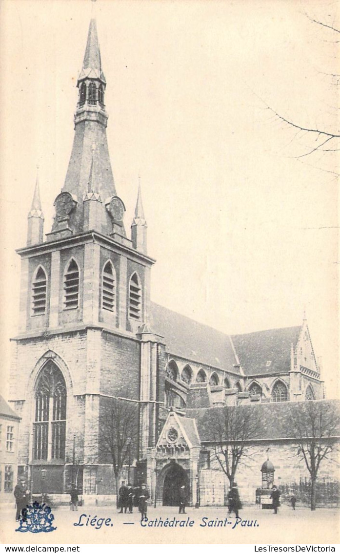 BELGIQUE - LIEGE - Cathédrale Saint Paul - Edit Grand Bazar - Carte Postale Ancienne - Lüttich