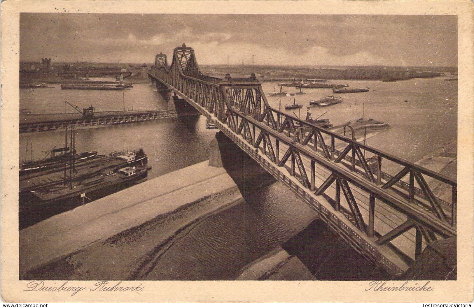 Allemagne - DUISBURG - Ruhrart - Rheinbrücke - Cartes Postales Anciennes - Duisburg