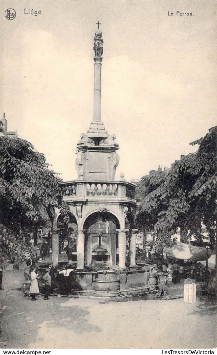 BELGIQUE - LIEGE - Le Perron - Carte Postale Ancienne - Liège