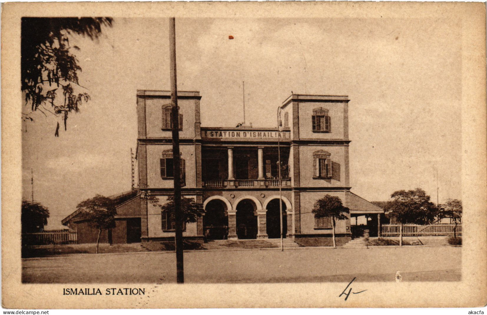 CPA AK ISMAILIA Station EGYPT (1324724) - Ismailia