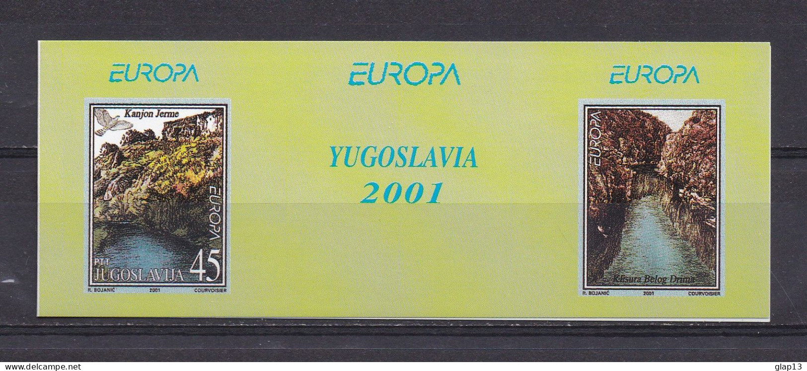 YOUGOSLAVIE 2001 CARNET N°C2879 NEUF** EUROPA - Postzegelboekjes