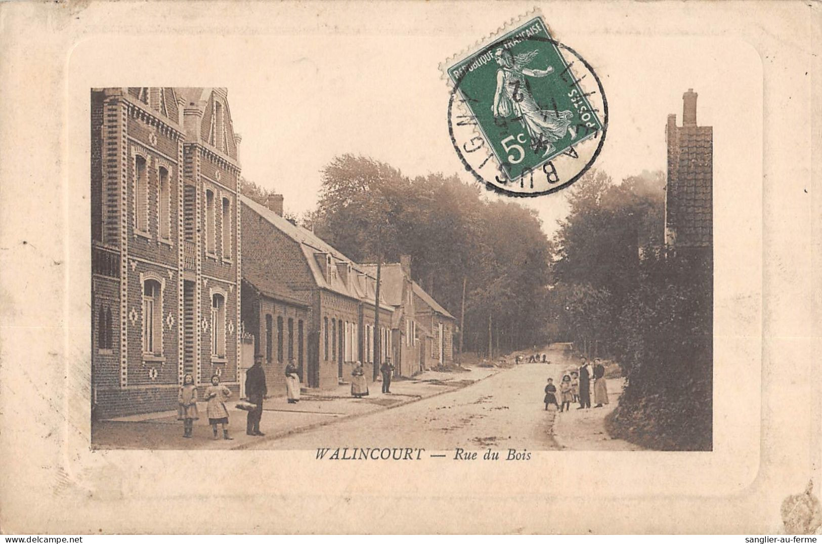 CPA 59 WALINCOURT RUE DU BOIS - Sonstige & Ohne Zuordnung