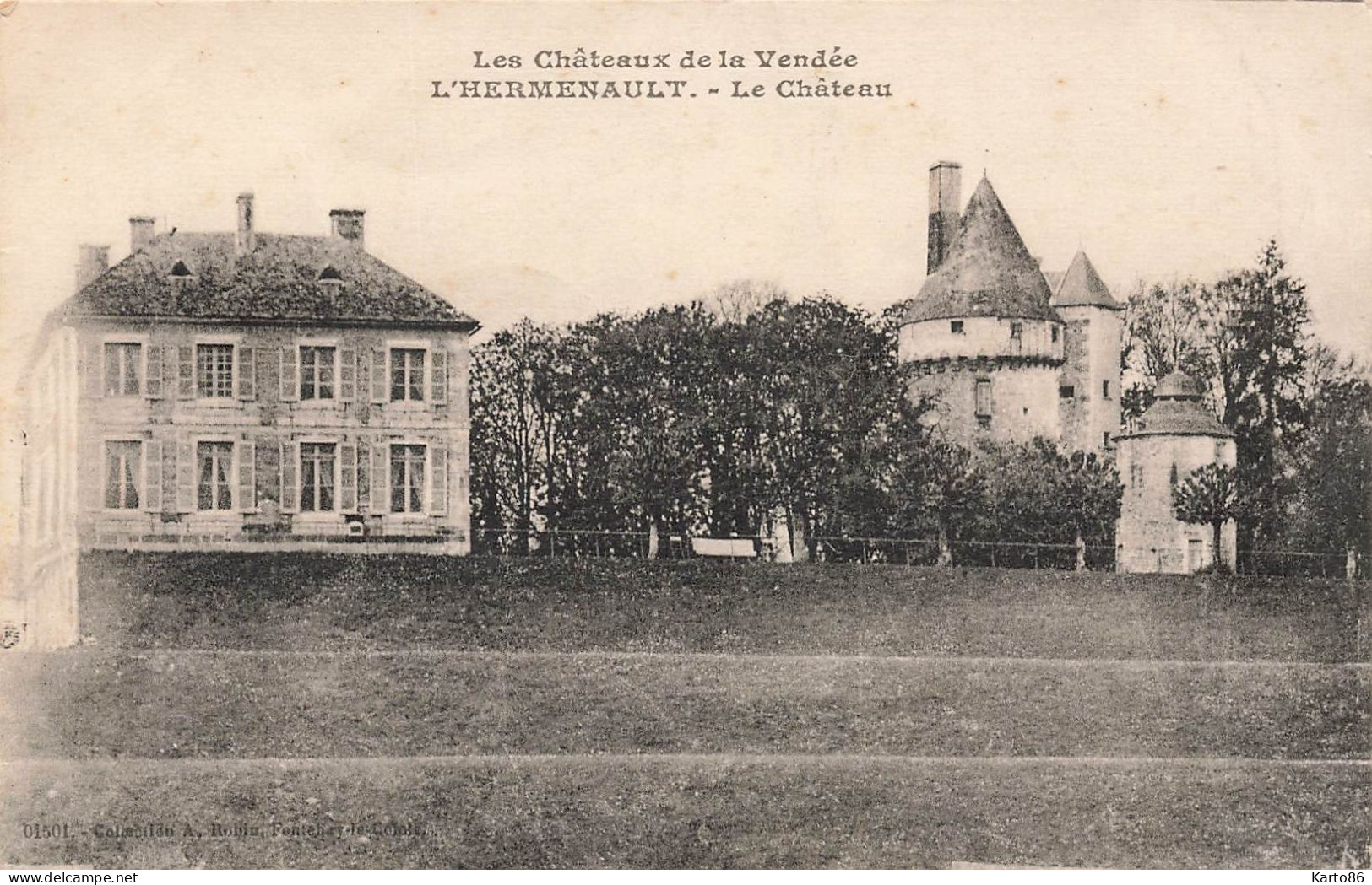 L'hermenault * Vue Sur Le Château - L'Hermenault