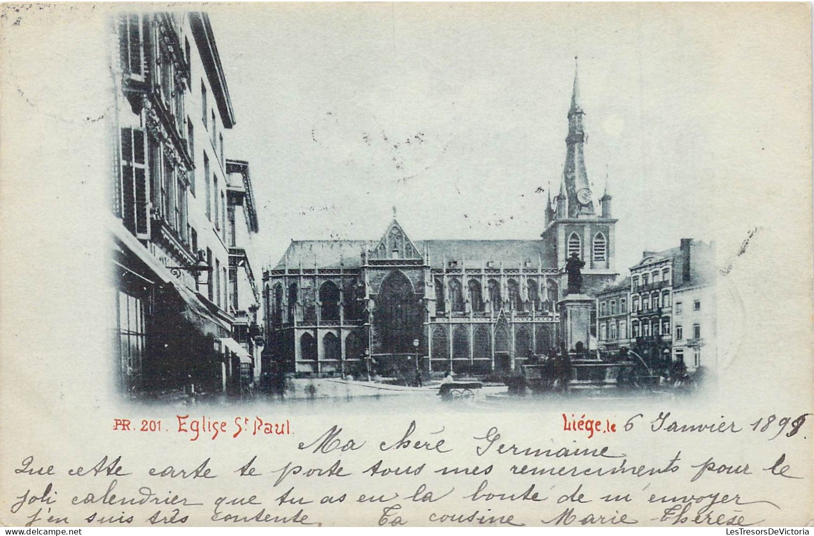 BELGIQUE - LIEGE - Eglise St Paul - Carte Postale Ancienne - Lüttich