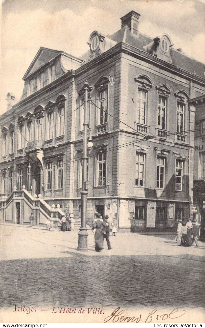 BELGIQUE - LIEGE - L 'Hôtel De Ville - Carte Postale Ancienne - Liege