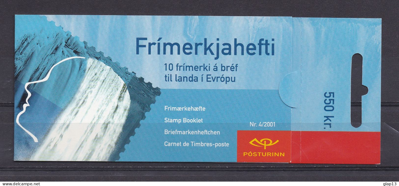 ISLANDE 2001 CARNET N°C914 NEUF** EUROPA - Carnets