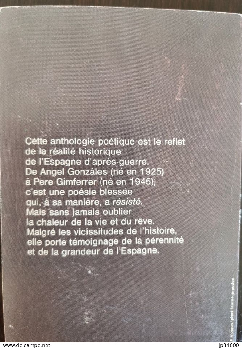 LA POESIE ESPAGNOLE CONTEMPORAINE. Anthologie 1945-1975 ( Jacinto-luis GUERENA) - Auteurs Français