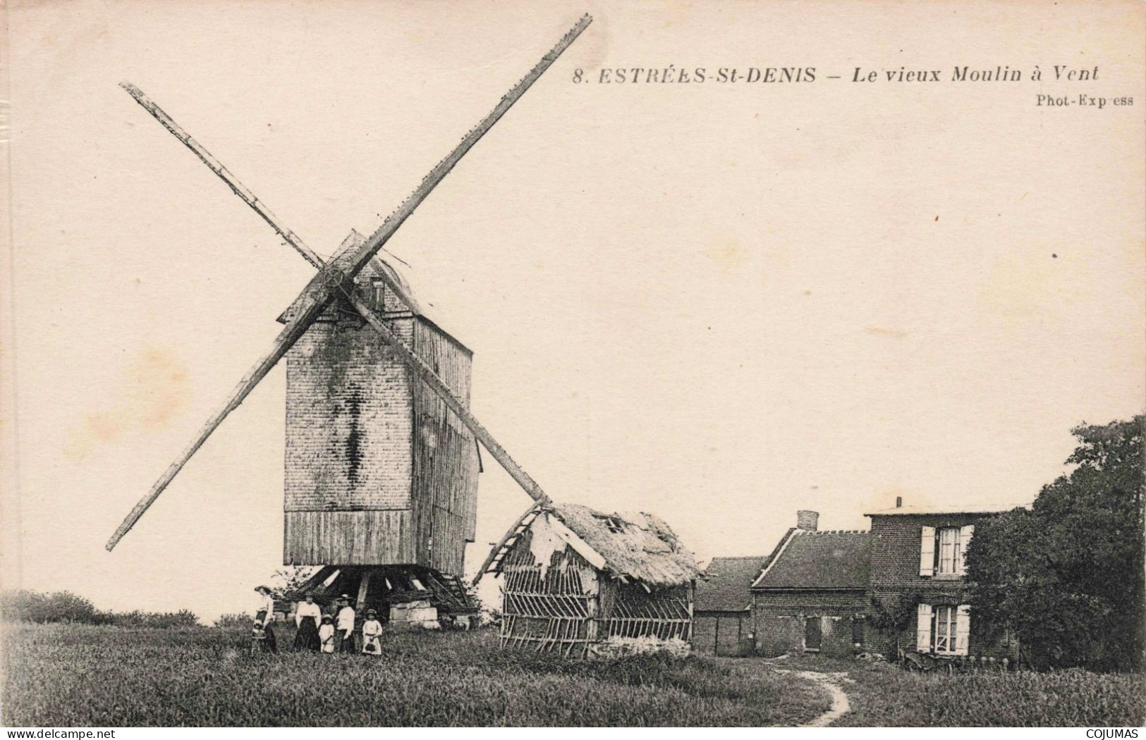 60 - ESTREES ST DENIS - S18581 - Le Vieux Moulin à Vent - Estrees Saint Denis