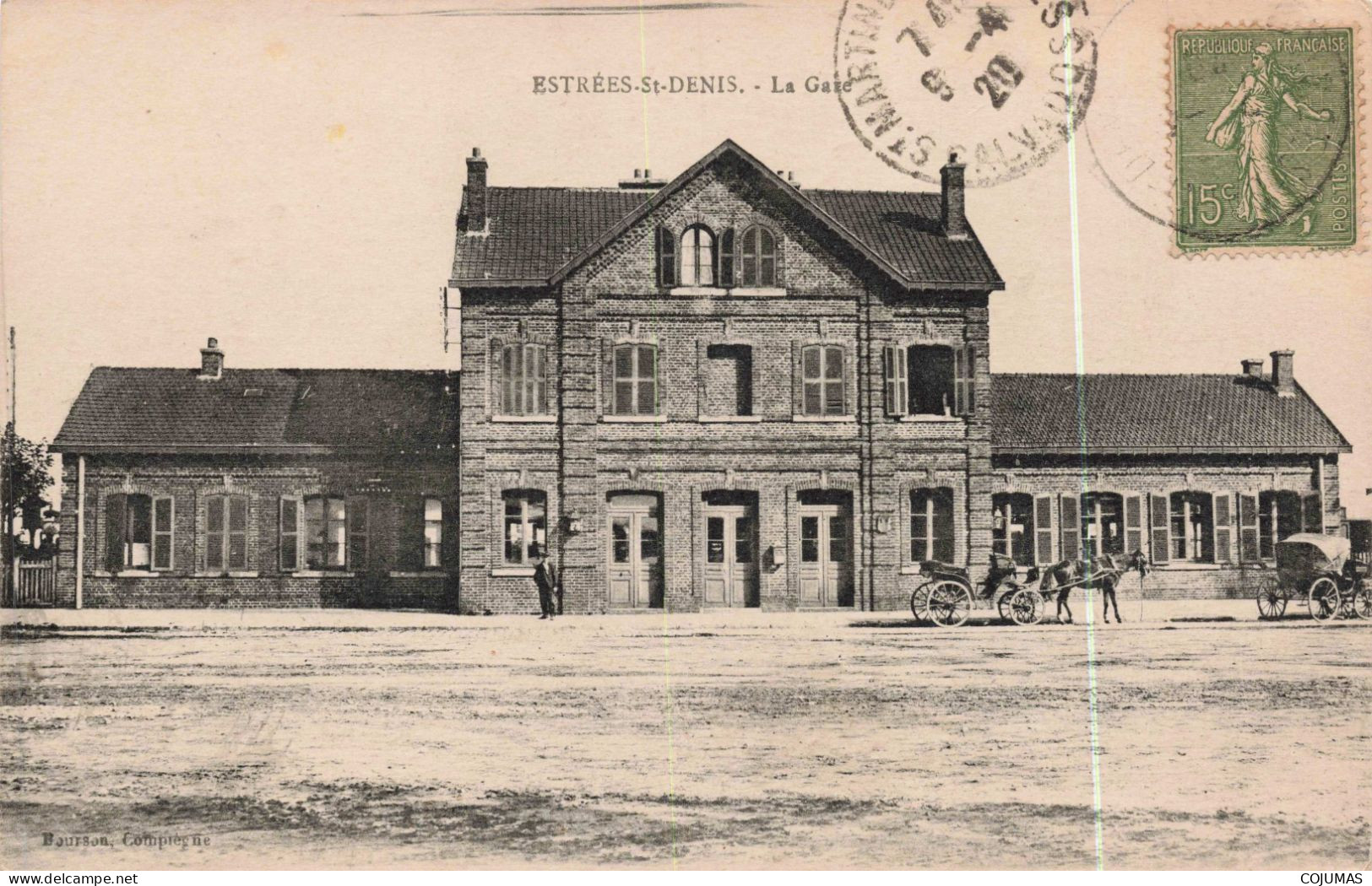 60 - ESTREES ST DENIS - S18585 - La Gare - Estrees Saint Denis