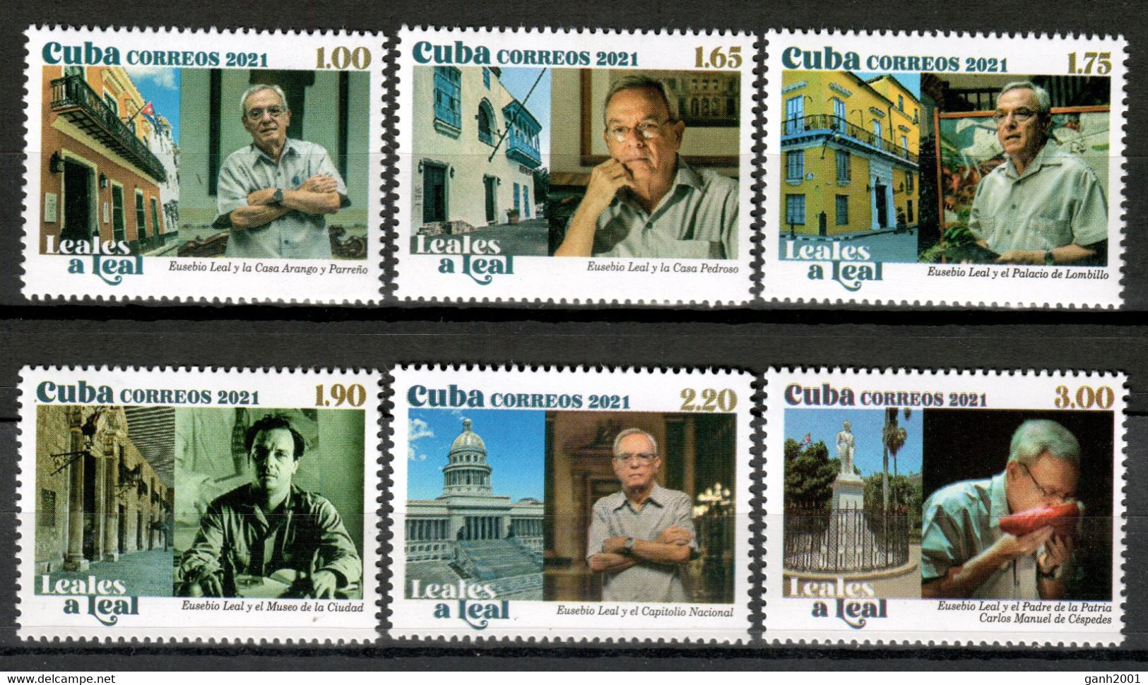 Cuba 2021 / Eusebio Leal Architecture Monuments MNH Arquitectura Monumentos Architektur / Cu19611  C3-28 - Neufs