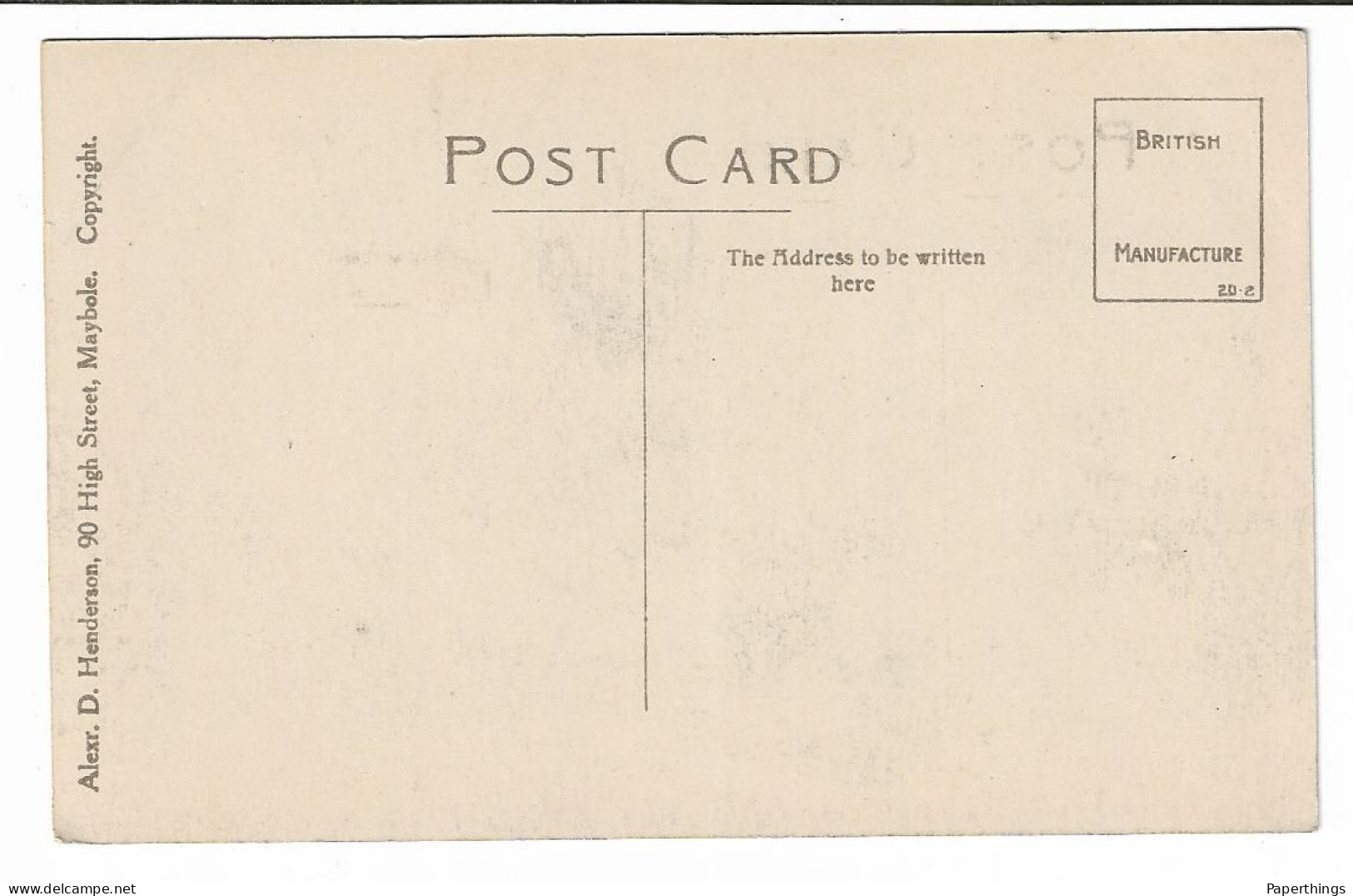 Postcard, Scotland, Ayrshire, Colmonell, Kirkhill House, Manor House, Stately Home. - Ayrshire
