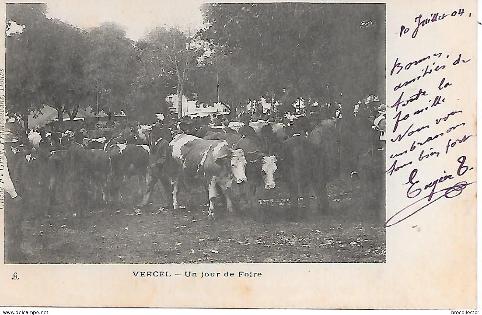 VERCEL ( 25 ) -  Un Jour De Foire - Fiere