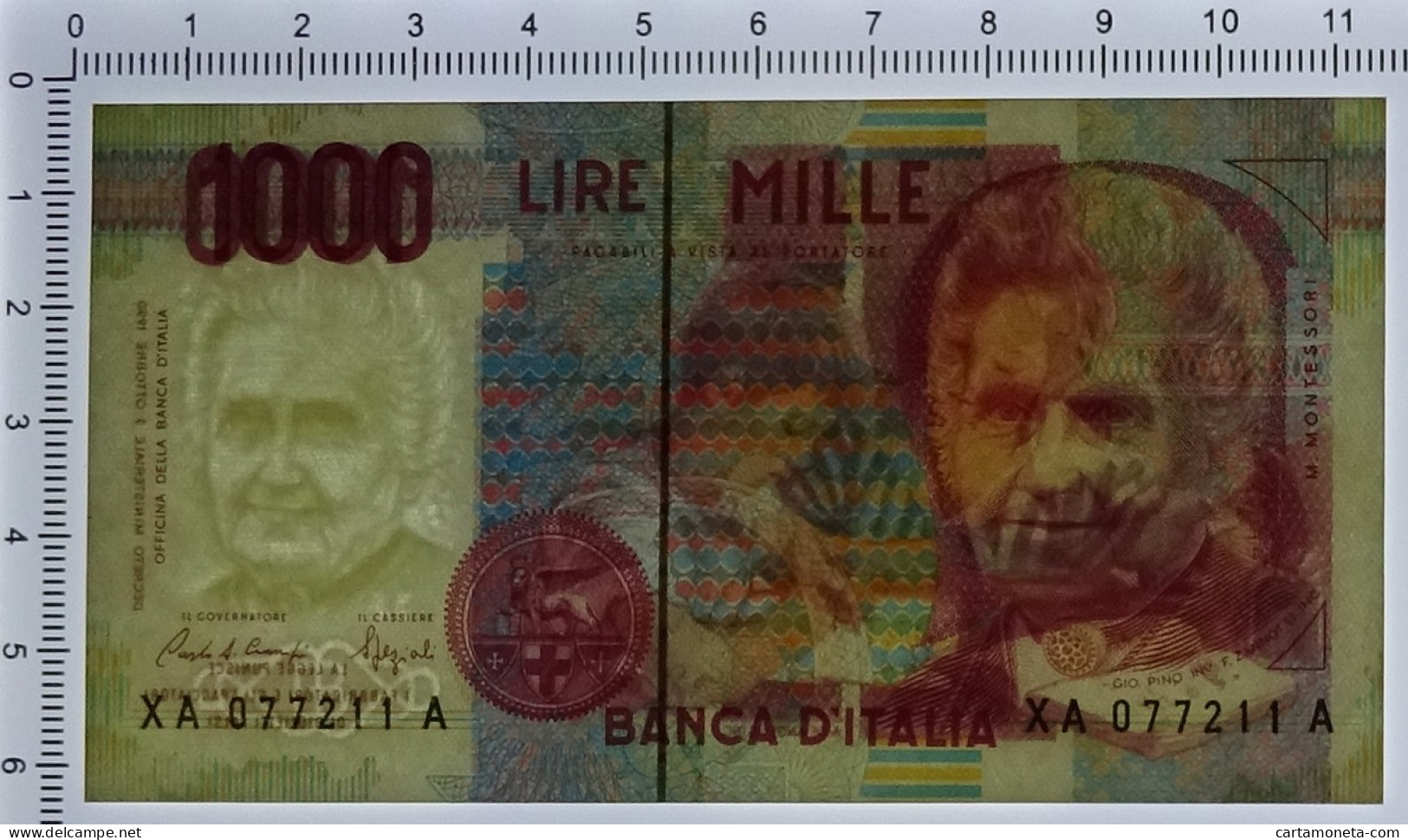 1000 LIRE MARIA MONTESSORI SERIE SOSTITUTIVA XA 08/02/1993 QFDS - Altri & Non Classificati