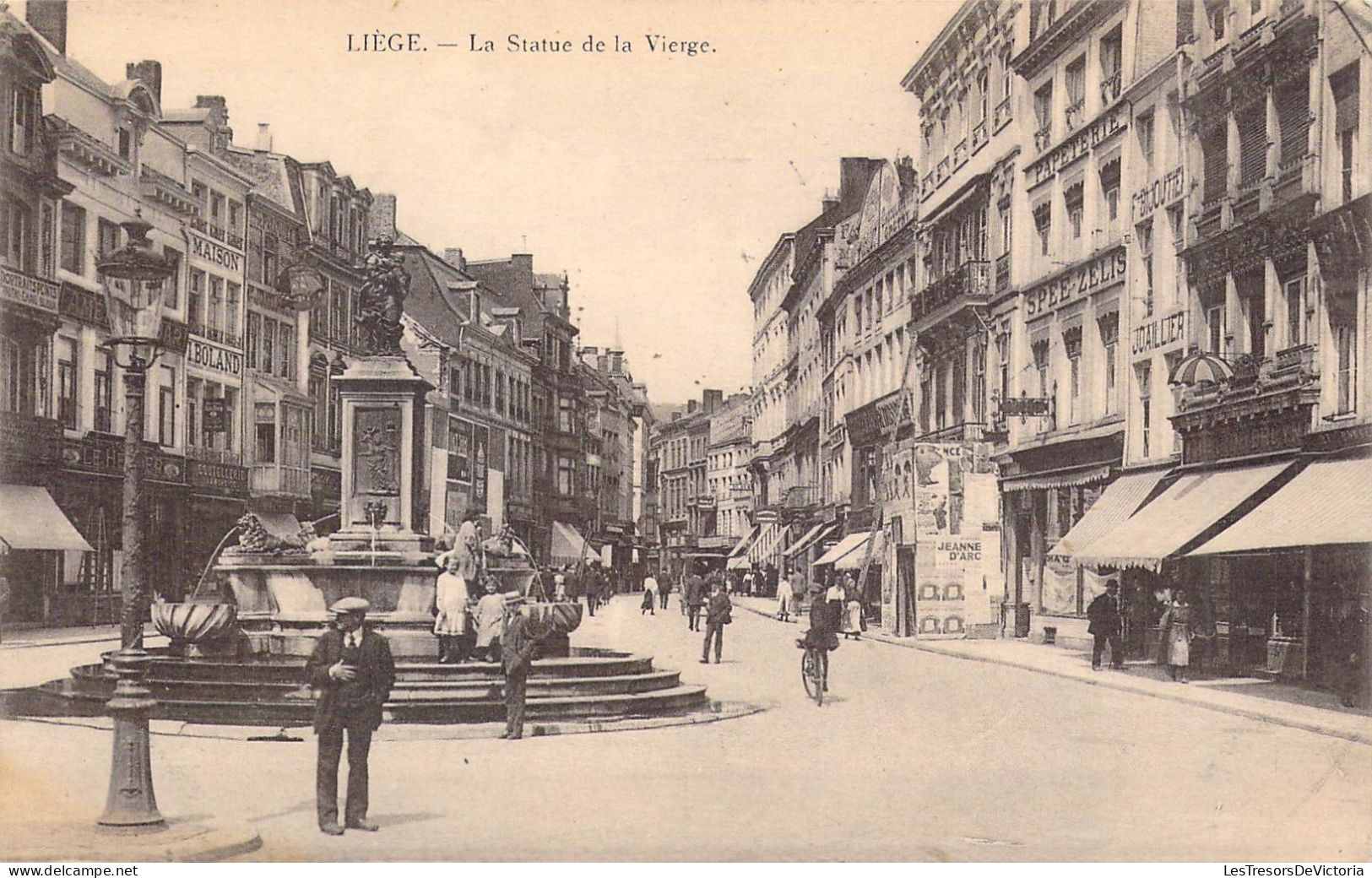 BELGIQUE - LIEGE - La Statue De La Vierge - Carte Postale Ancienne - Liège