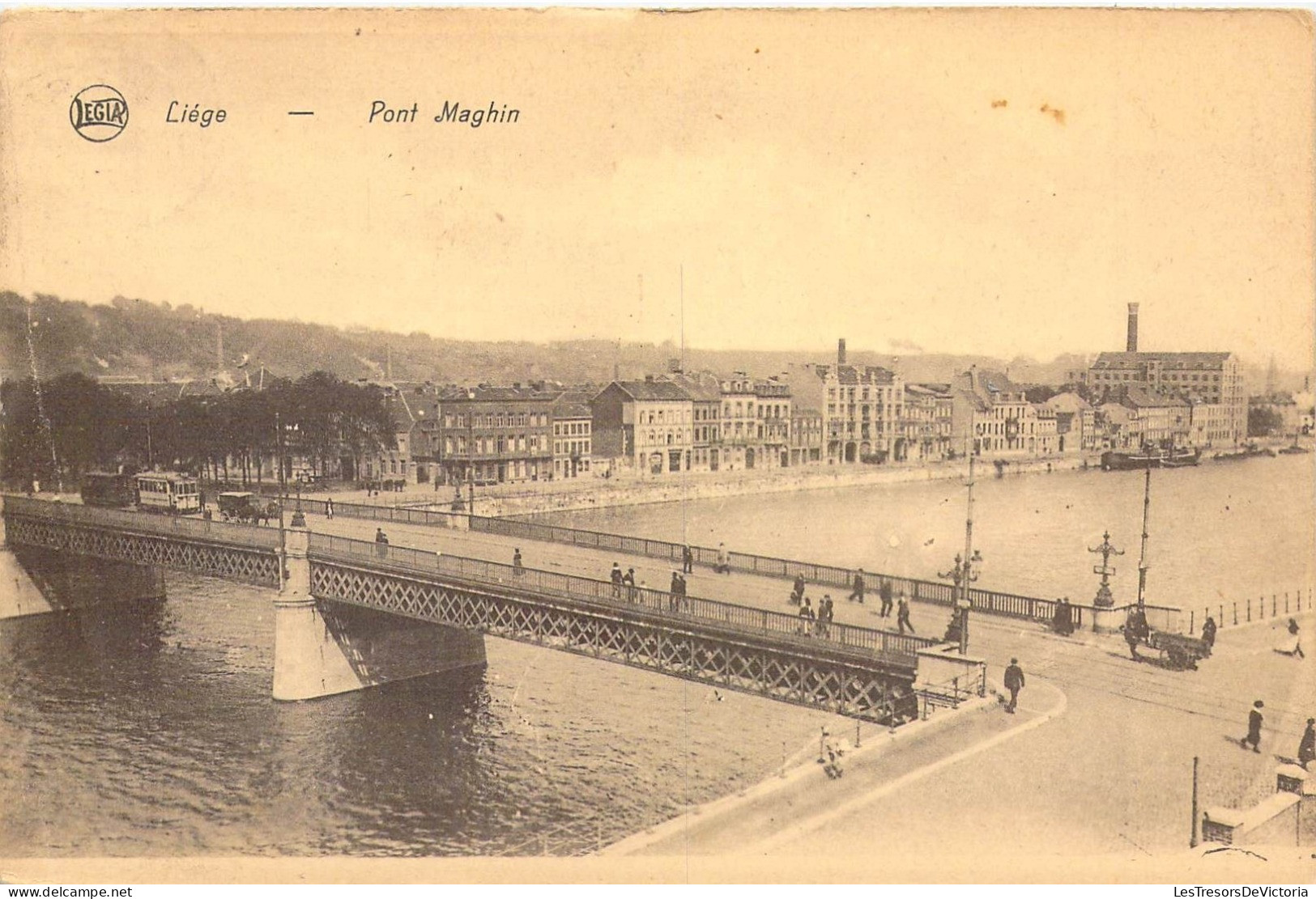 BELGIQUE - LIEGE - Pont Maghin - Carte Postale Ancienne - Liege