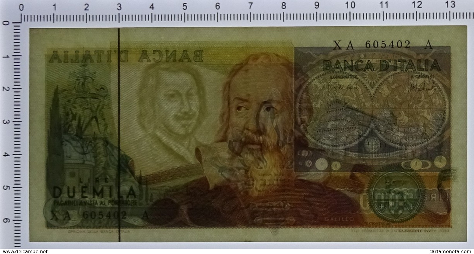 2000 LIRE BANCA D'ITALIA GALILEO GALILEI SERIE SOSTITUTIVA 08/10/1973 SPL/SPL+ - Altri & Non Classificati