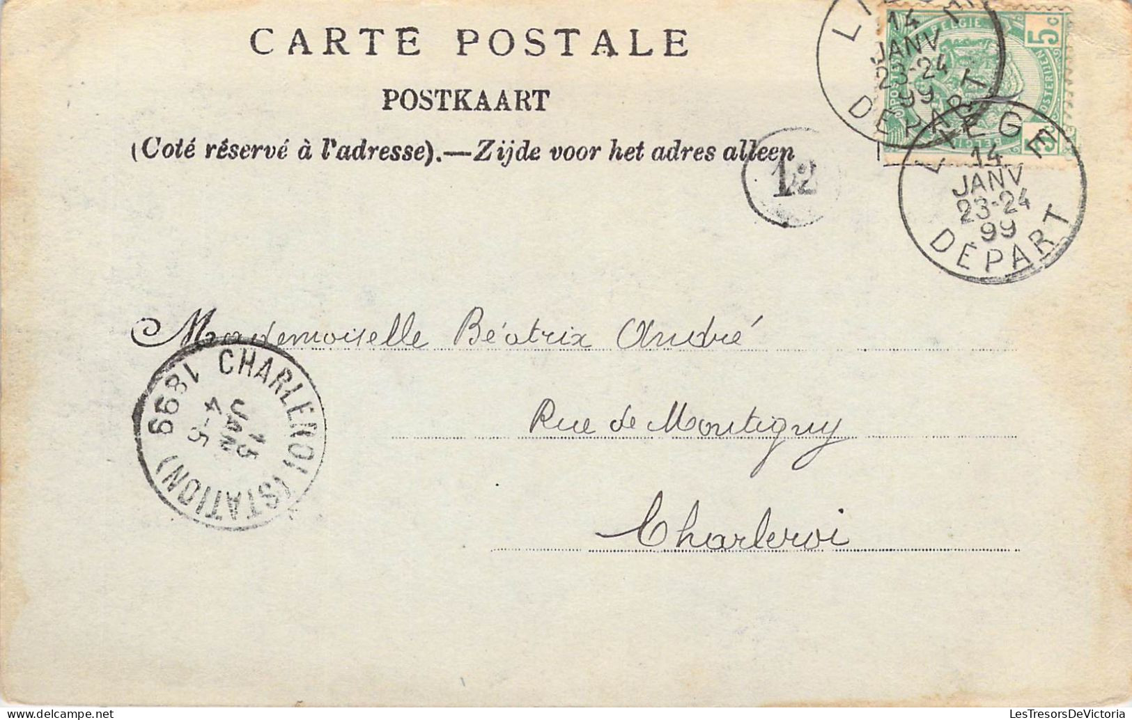BELGIQUE - LIEGE - Ile De Commerce - Carte Postale Ancienne - Liège