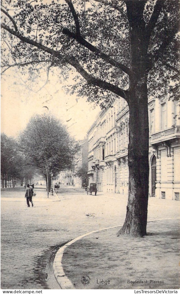 BELGIQUE - LIEGE - Boulevard Piercot - Carte Postale Ancienne - Liege