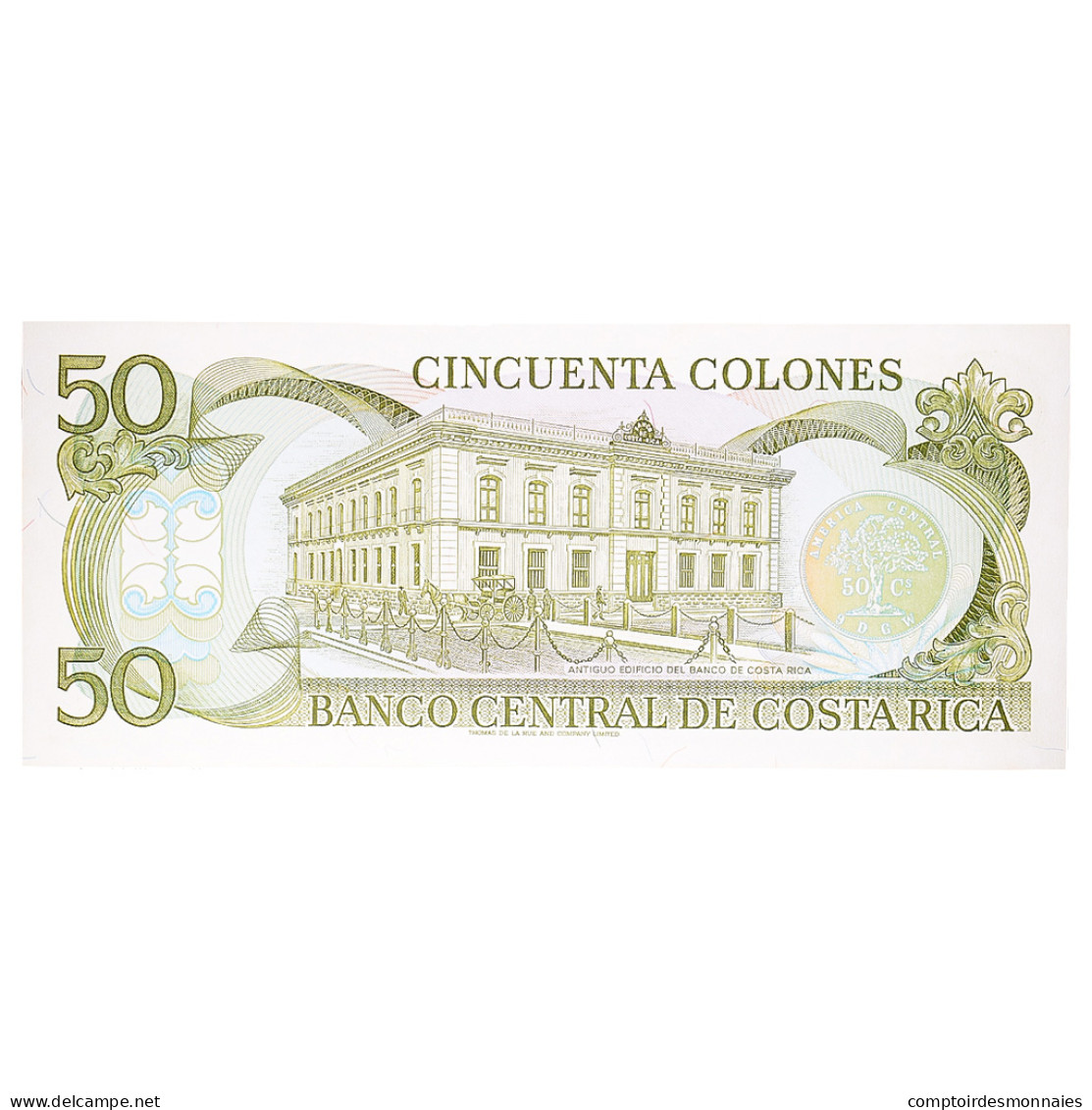 Billet, Costa Rica, 50 Colones, 1993, 1993-07-07, KM:257a, NEUF - Costa Rica