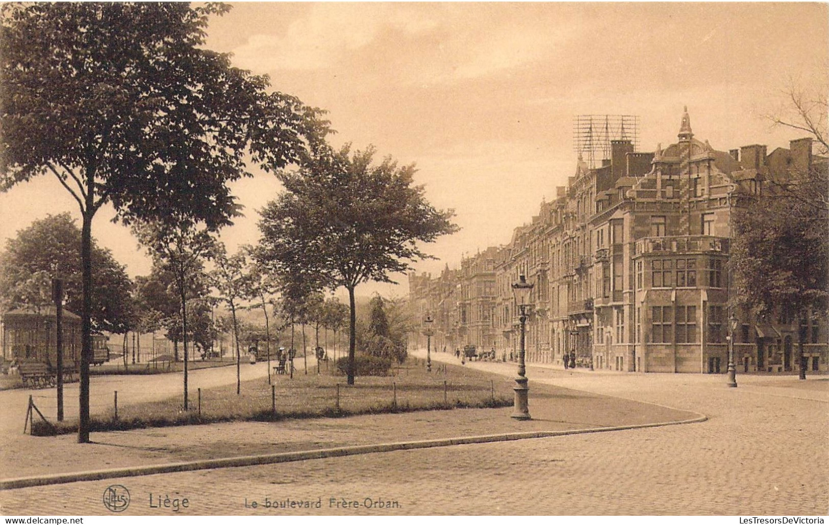 BELGIQUE - LIEGE - Le Boulevard Frère Orban - Carte Postale Ancienne - Luik