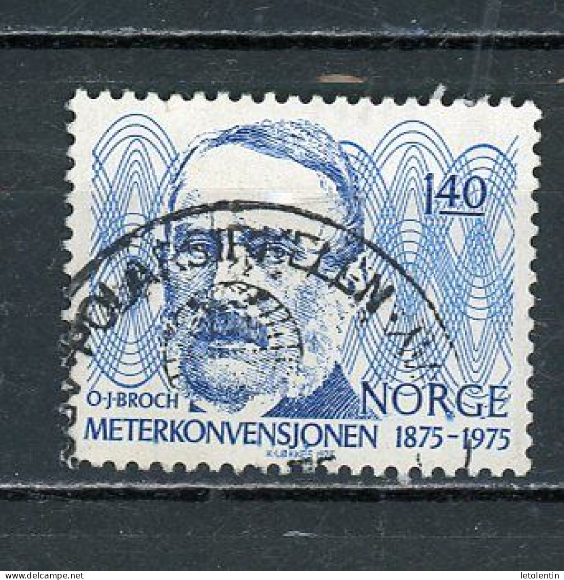 NORVEGE : CONVENTION MONETAIRE - Yvert N° 660 Obl. - Used Stamps