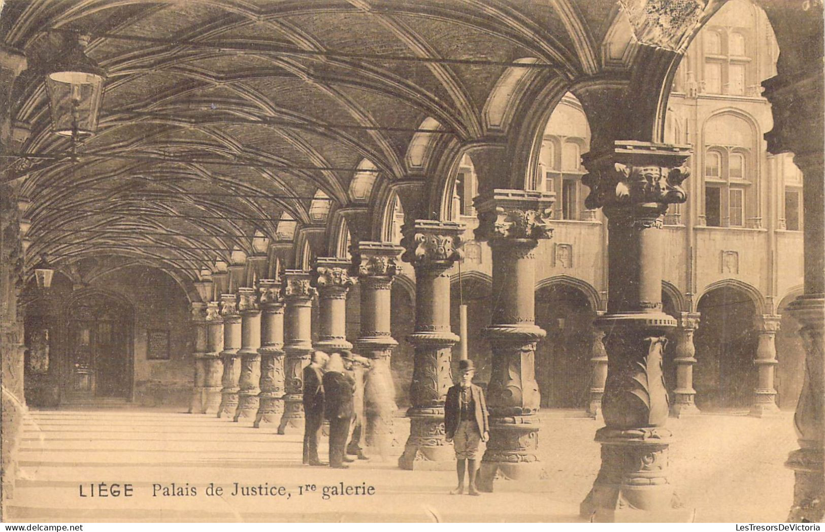 BELGIQUE - LIEGE - Palais De Justice - 1re Galerie - Carte Postale Ancienne - Luik