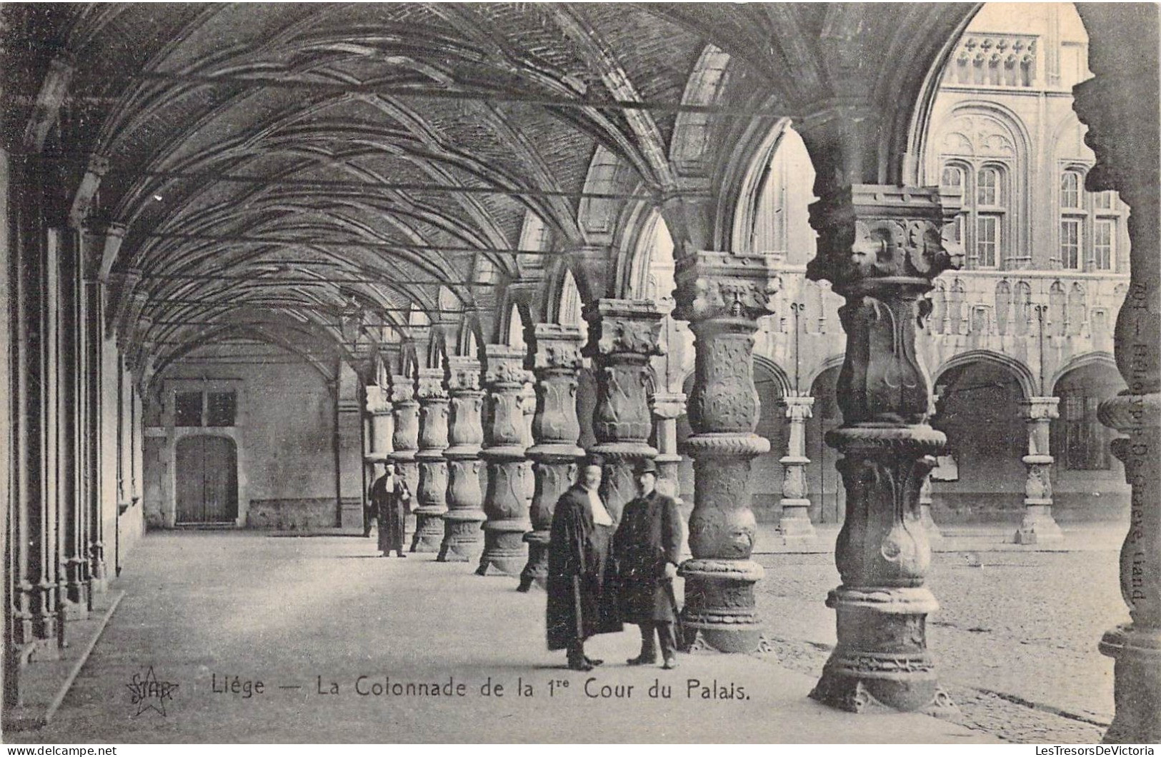 BELGIQUE - LIEGE - La Colonnade De La 1re Cour Du Palais - Carte Postale Ancienne - Lüttich