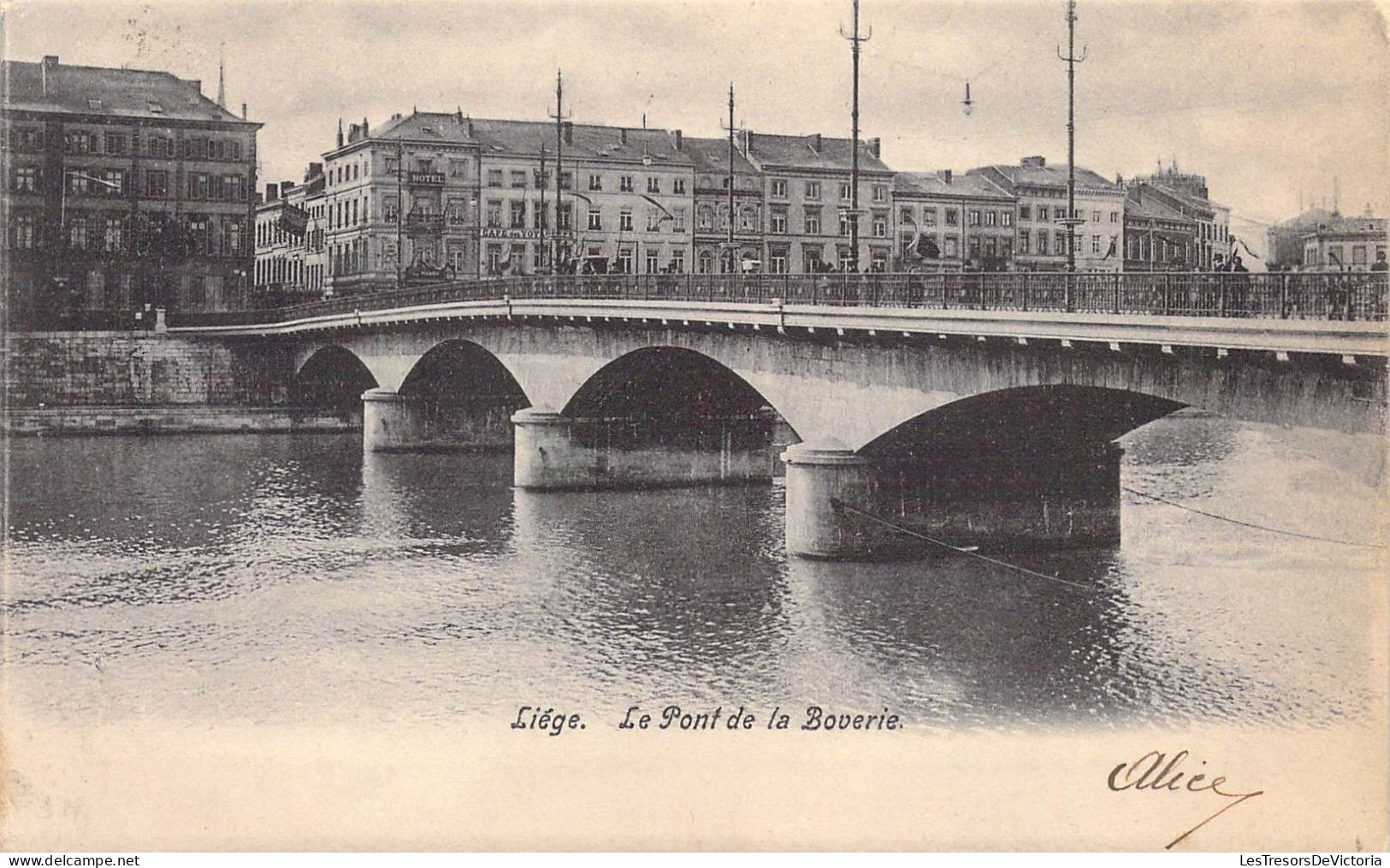 BELGIQUE - LIEGE - Le Pont De La Boverie - Carte Postale Ancienne - Liege