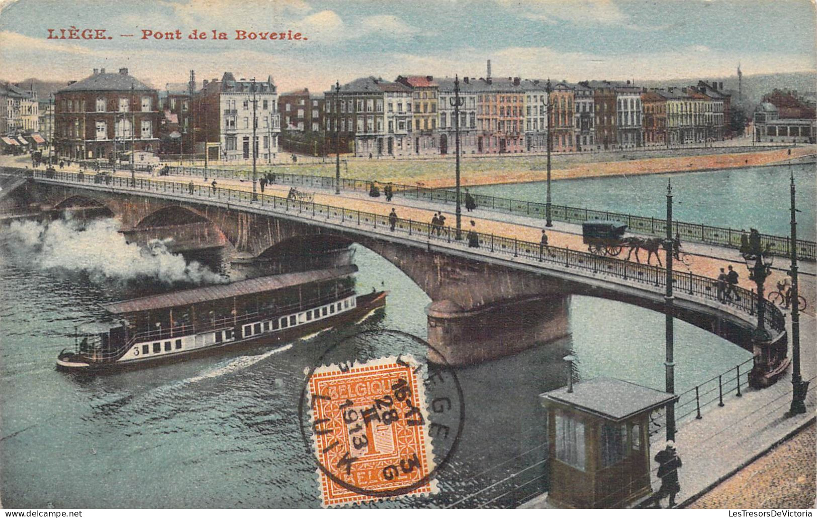 BELGIQUE - LIEGE - Pont De La Boverie - Carte Postale Ancienne - Liege